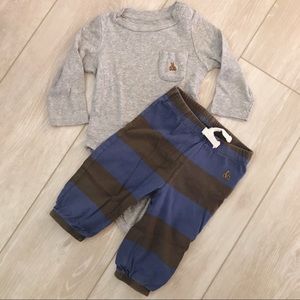 Matching BabyGap outfit set. 6-12m